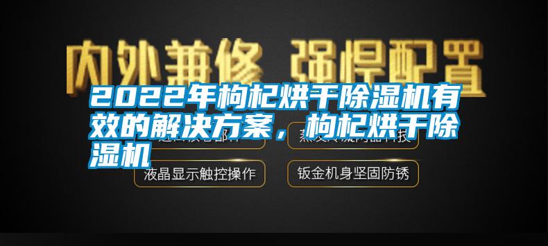 2022年枸杞烘干除濕機有效的解決方案，枸杞烘干除濕機