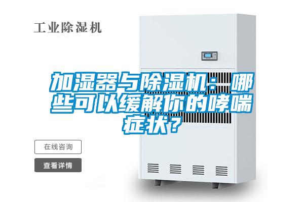 加濕器與除濕機：哪些可以緩解你的哮喘癥狀？