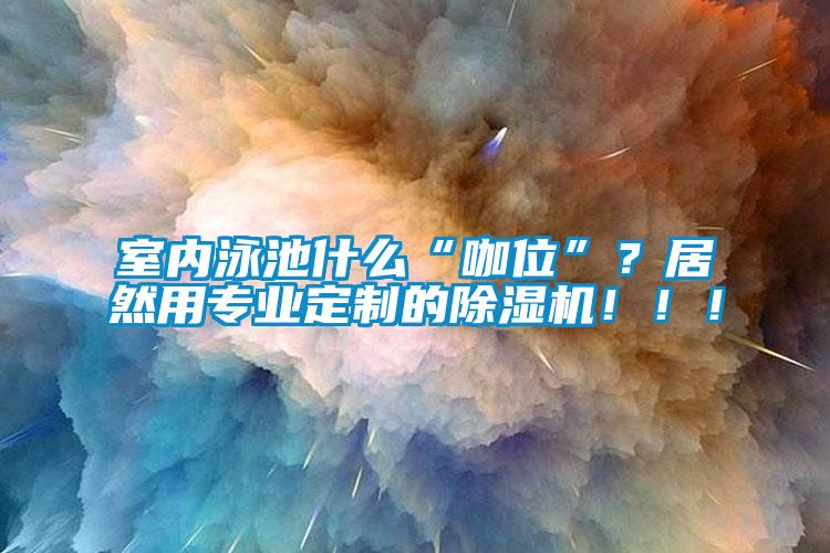 室內(nèi)泳池什么“咖位”？居然用專業(yè)定制的除濕機(jī)?。?！