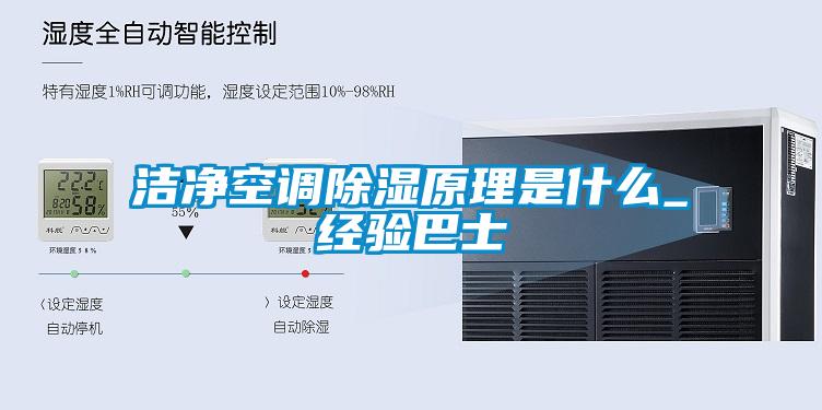 潔凈空調除濕原理是什么_經驗巴士