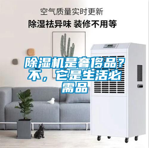 除濕機是奢侈品？不，它是生活必需品