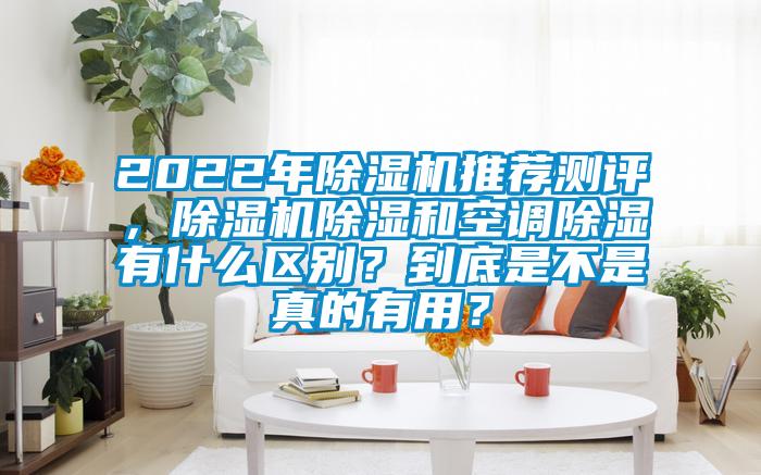 2022年除濕機推薦測評，除濕機除濕和空調除濕有什么區別？到底是不是真的有用？