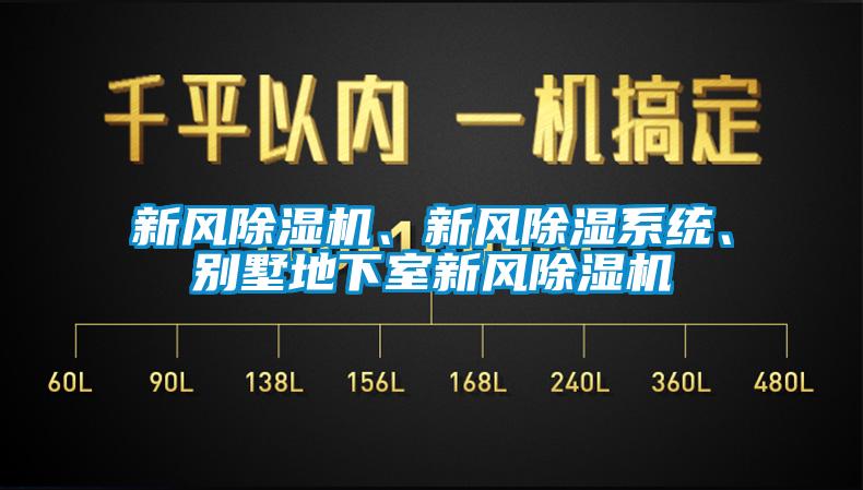 新風除濕機、新風除濕系統(tǒng)、別墅地下室新風除濕機