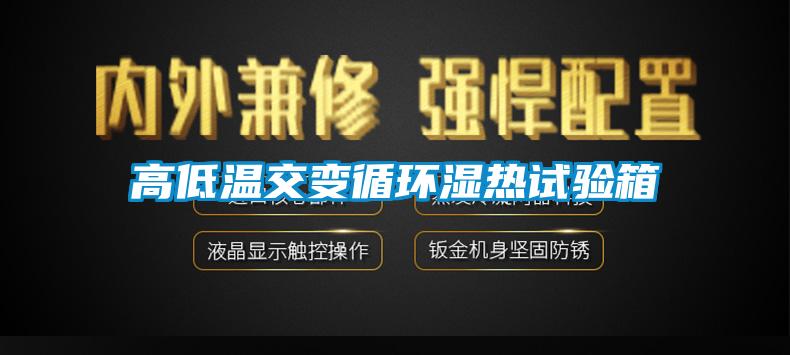 高低溫交變循環濕熱試驗箱