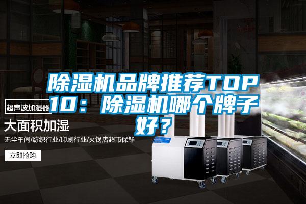 除濕機品牌推薦TOP10：除濕機哪個牌子好？