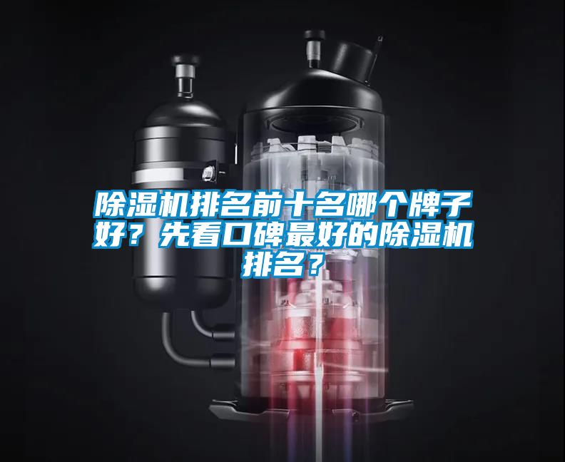 除濕機排名前十名哪個牌子好？先看口碑最好的除濕機排名？